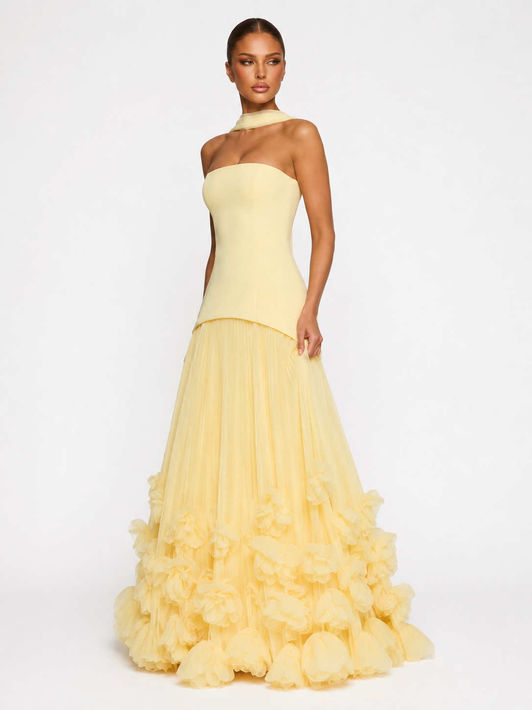 Rosette Gown Maxi — view 10