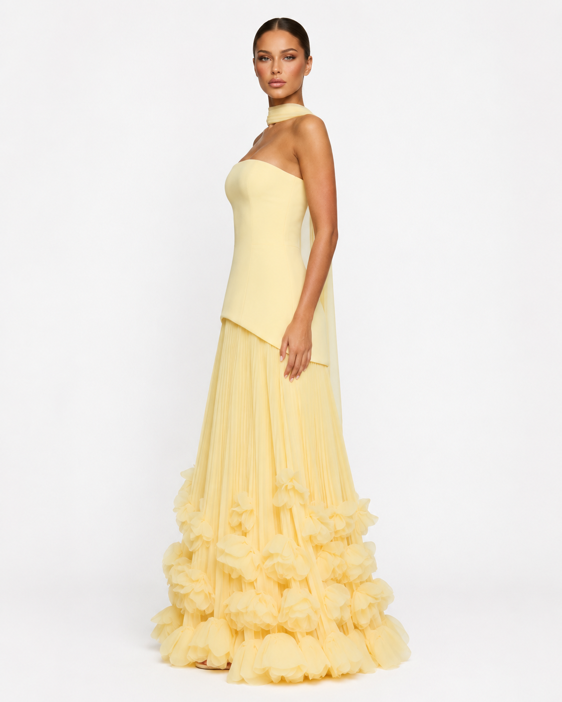 Rosette Gown Maxi — view 11