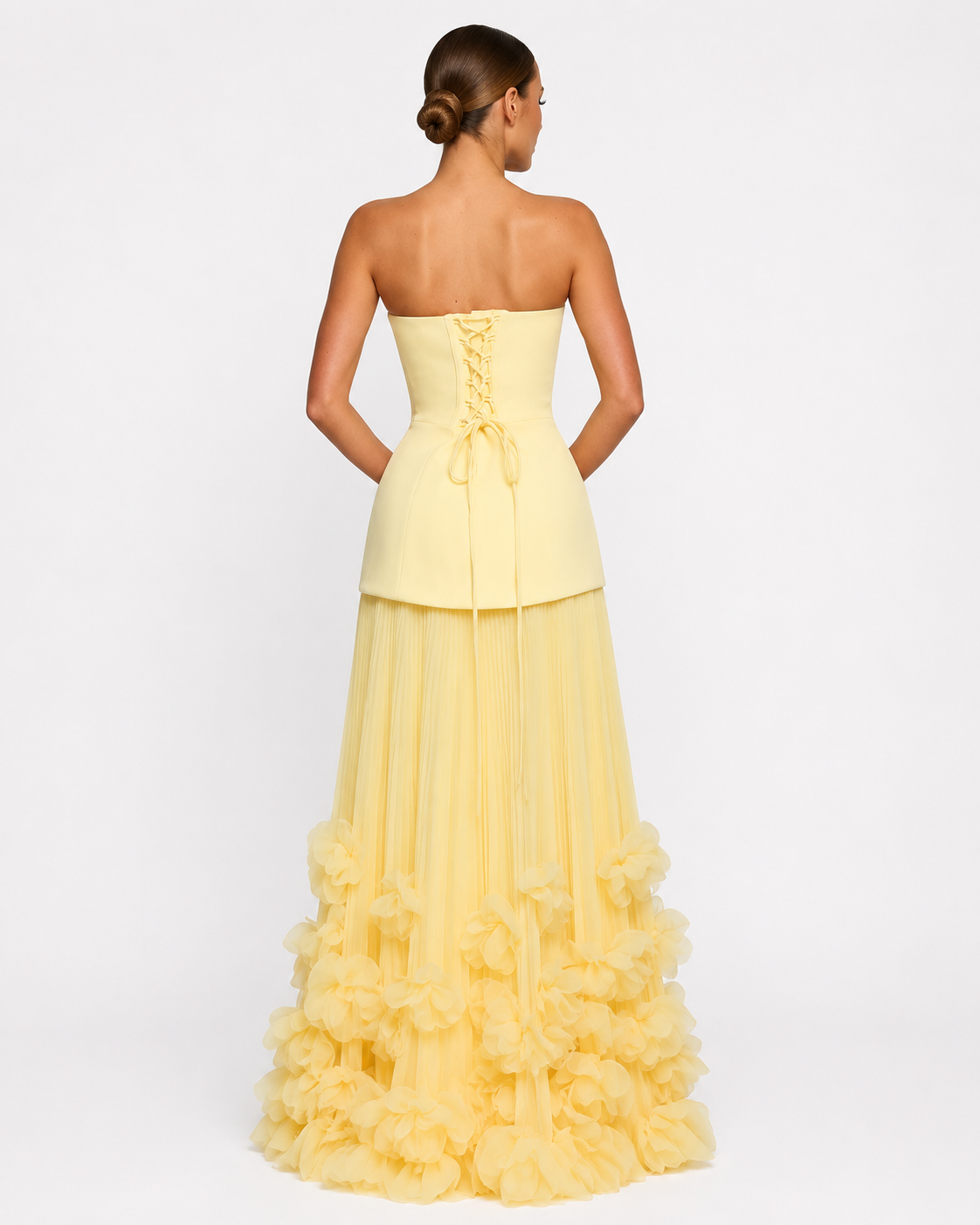 Rosette Gown Maxi — view 8
