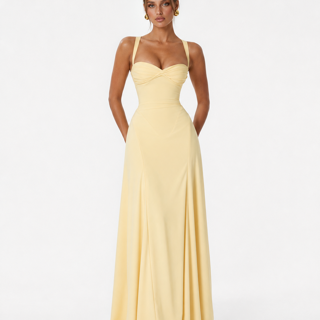 Golden Hour Corset Maxi