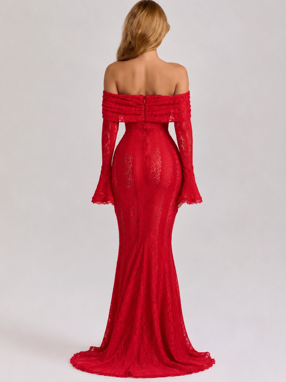 Ethereal Lace Gown Maxi — view 8