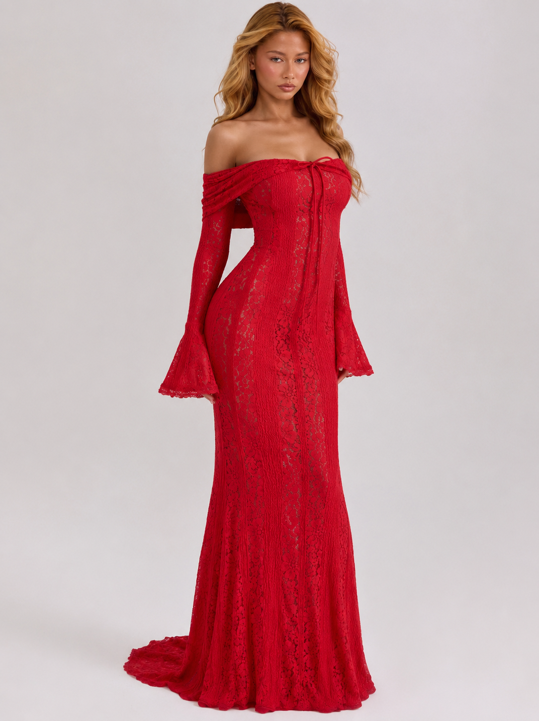 Ethereal Lace Gown Maxi — view 6