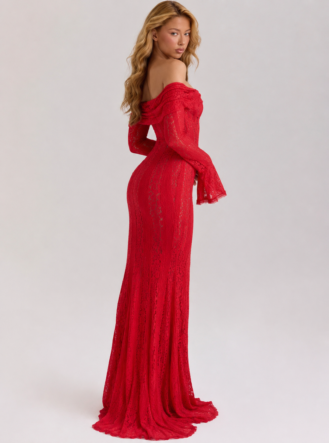 Ethereal Lace Gown Maxi — view 7
