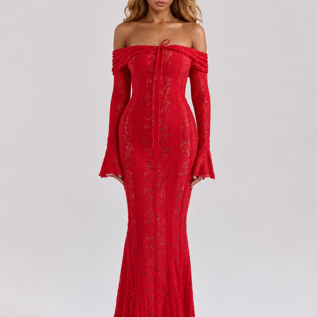 Ethereal Lace Gown Maxi — view 2