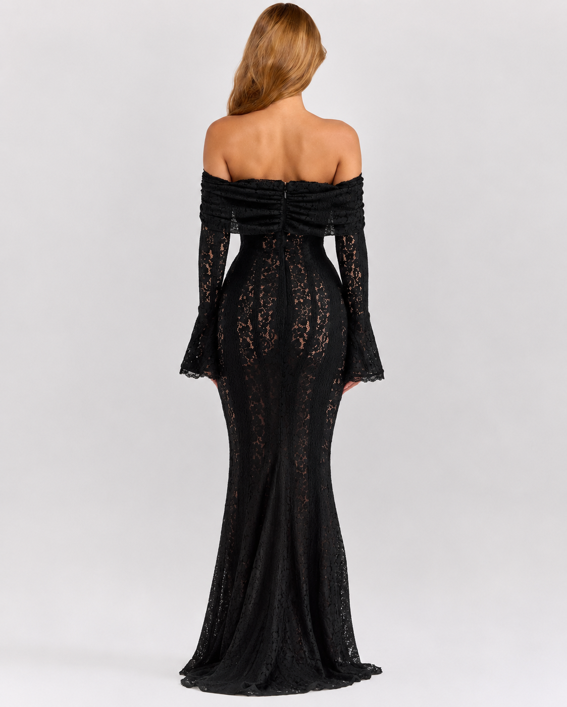 Ethereal Lace Gown Maxi — view 5