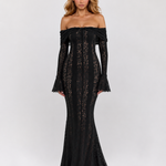 Ethereal Lace Gown Maxi