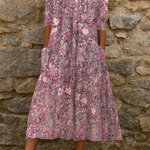 Harlow | Elegant Dress with V-Neck — view 3
