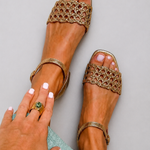 Aurora – Golden Summer Sandals — view 2