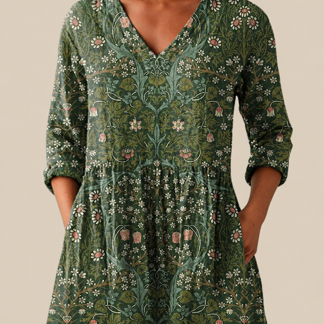 Skye | Long Blouse with Bold Print