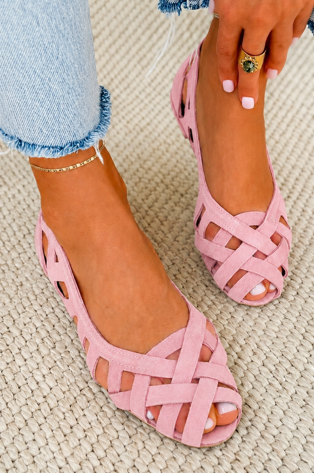 Caterina – Braided Summer Sandals — view 4