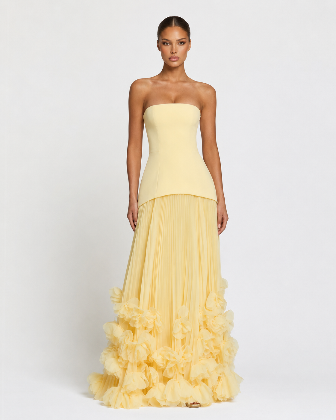 Rosette Gown Maxi — view 2