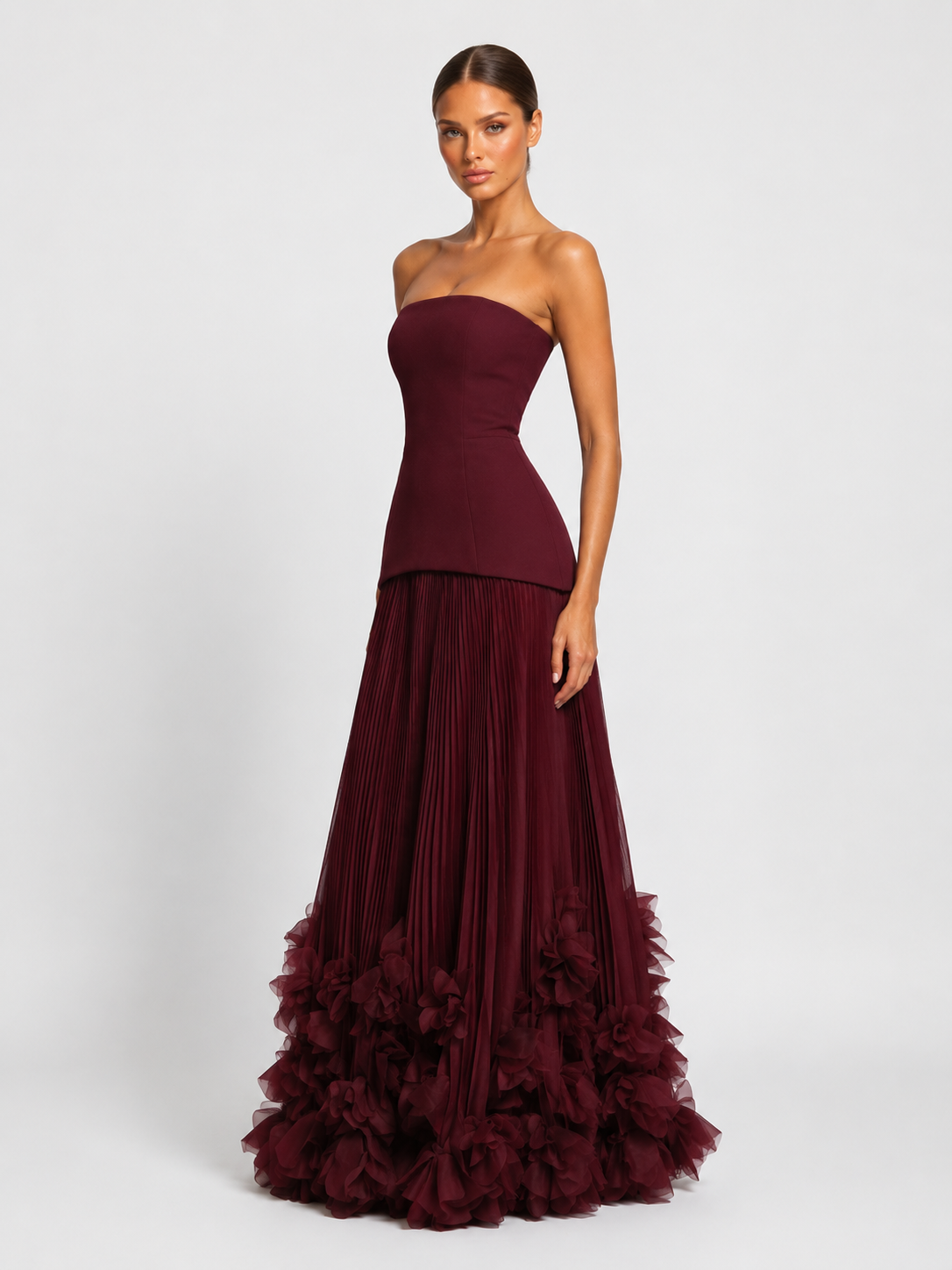 Rosette Gown Maxi — view 5