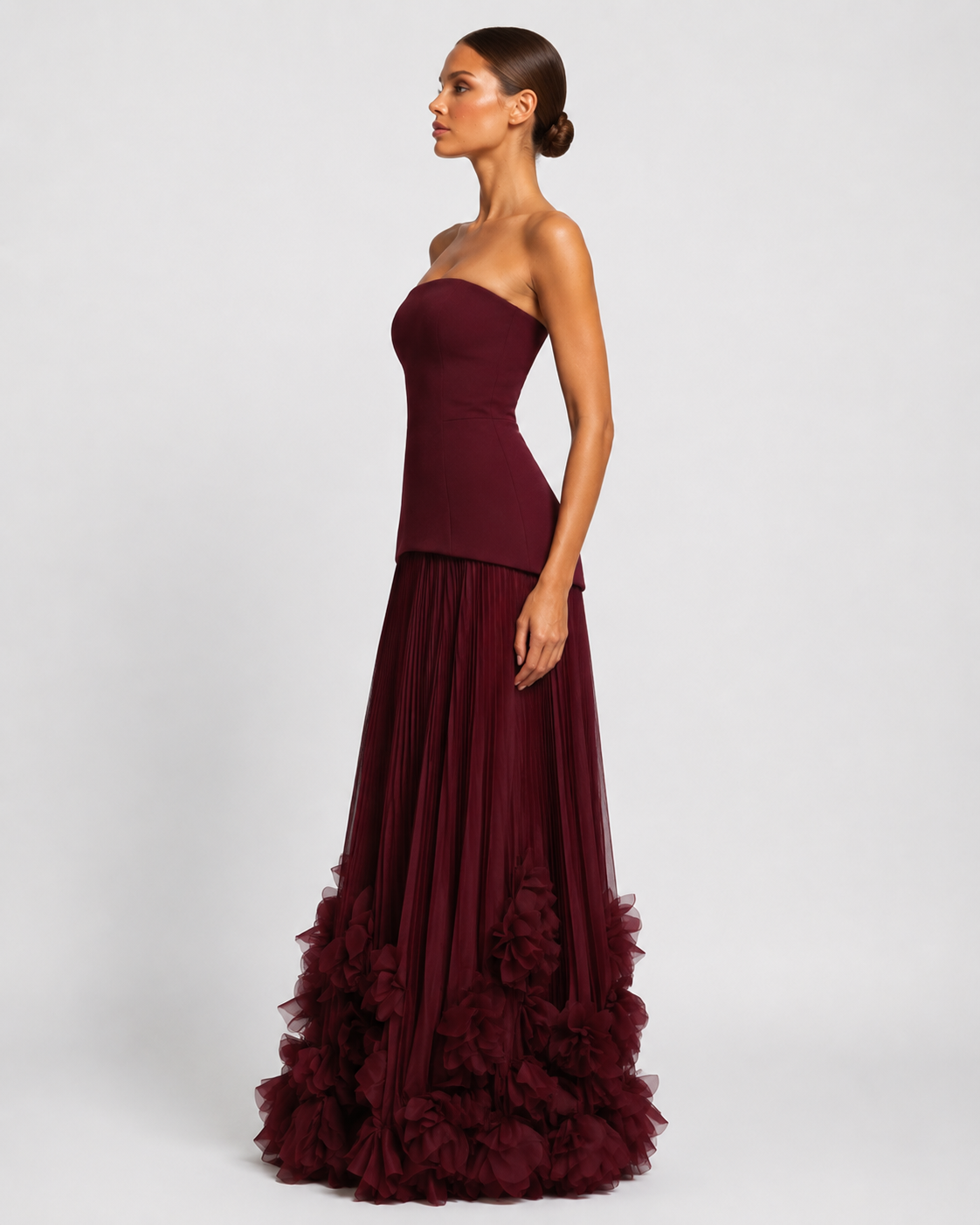 Rosette Gown Maxi — view 6