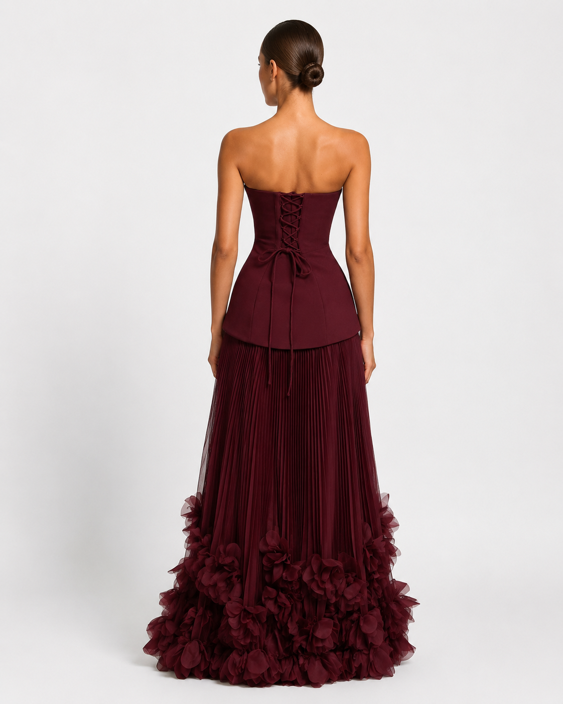 Rosette Gown Maxi — view 4