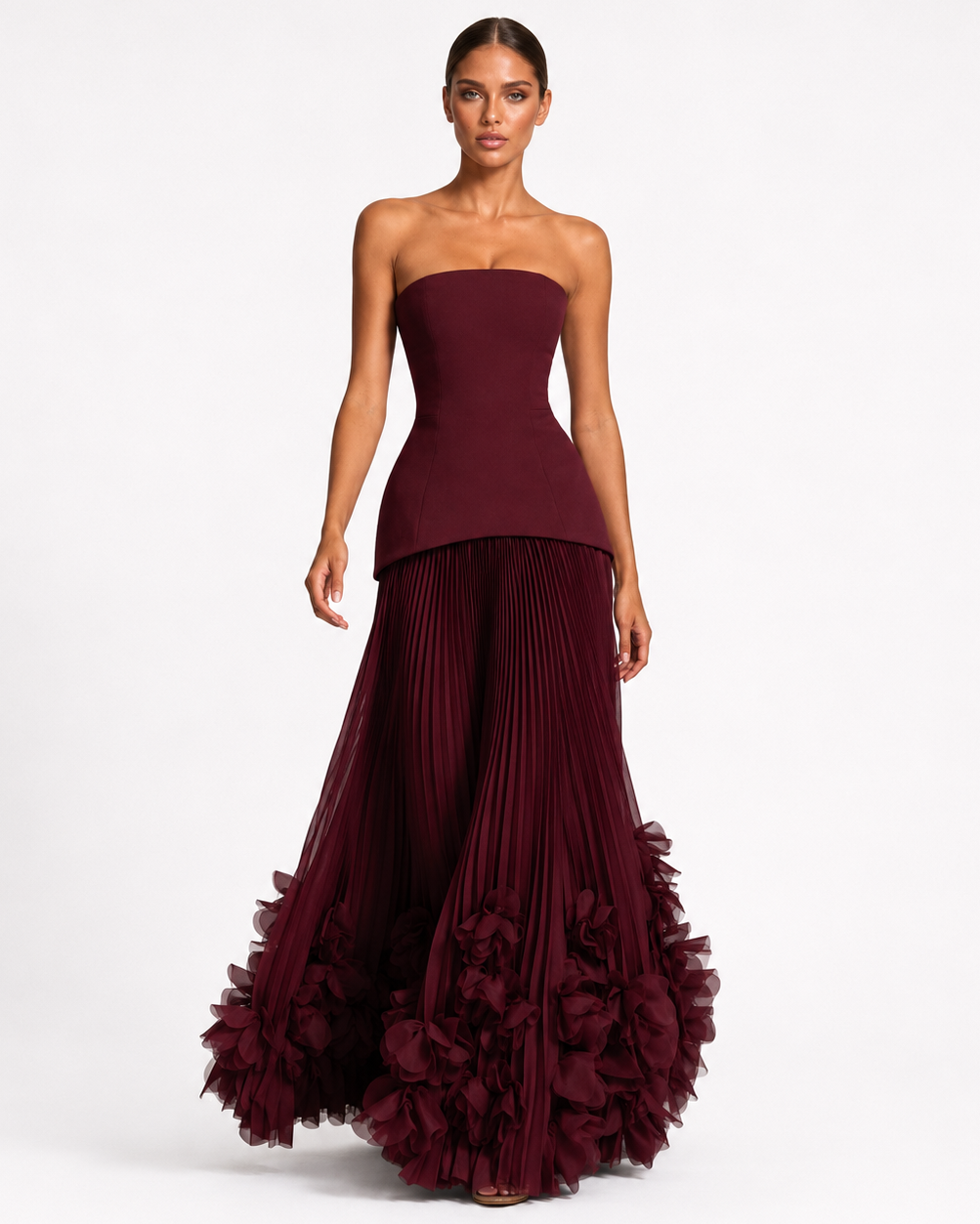 Rosette Gown Maxi — view 7