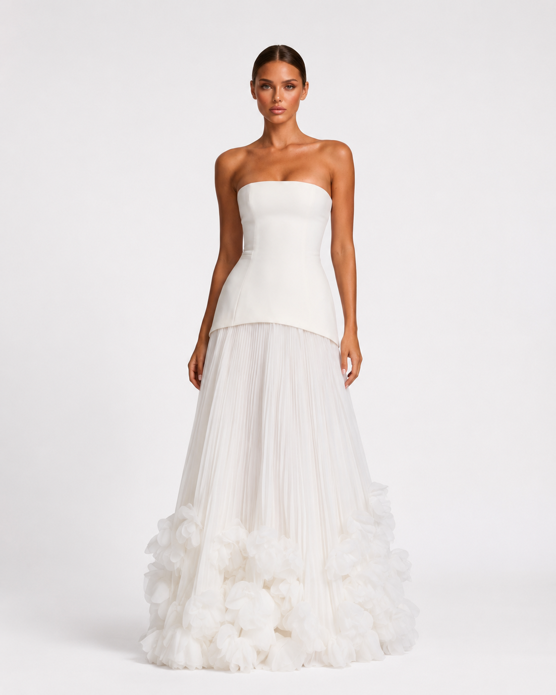 Rosette Gown Maxi — view 3