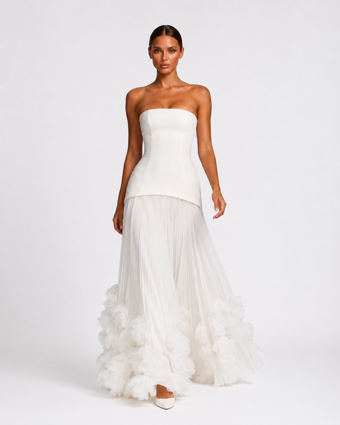 Rosette Gown Maxi — view 15