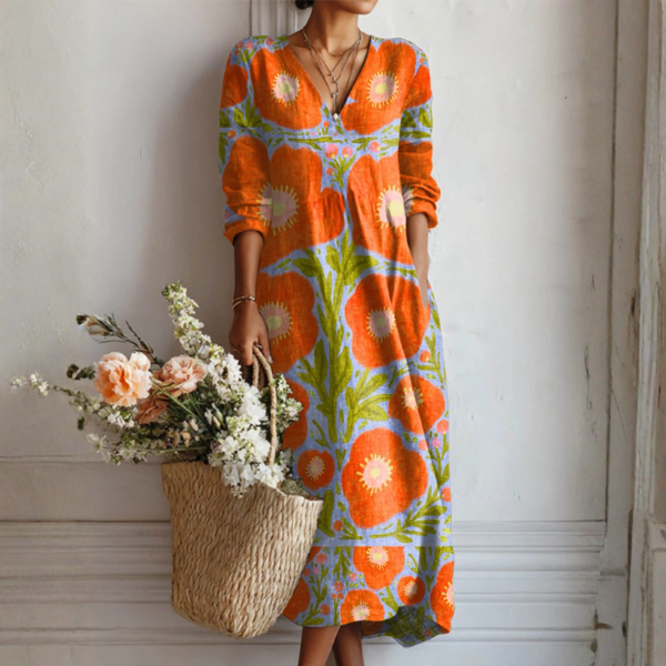 Leire – Enchanting Floral Dress