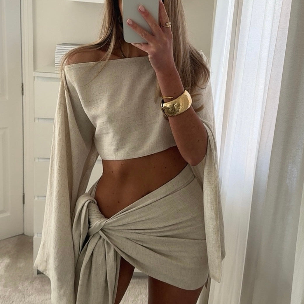 Ainsley - Linen Sarong Set — view 2