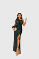 Melyssa | Elegant and Fluid Maxi Evening Dress — view 5