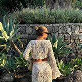 Aubriella - Long Sleeve Wrap Set — view 8