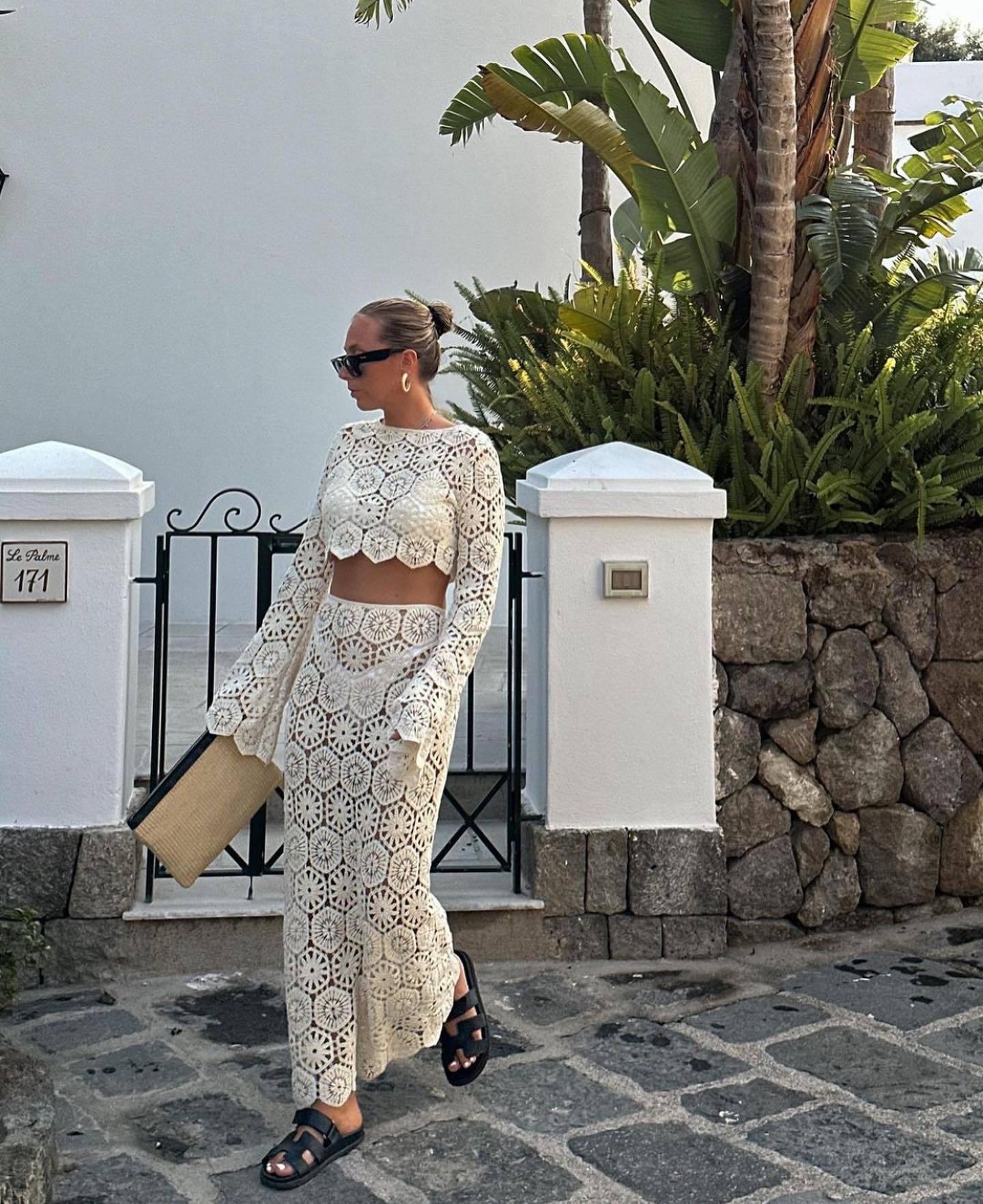 Aubriella - Long Sleeve Wrap Set — view 6