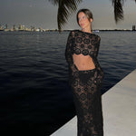 Aubriella - Long Sleeve Wrap Set — view 2
