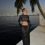 Aubriella - Long Sleeve Wrap Set — view 10