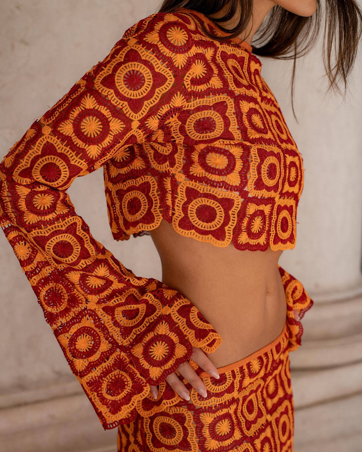 Kamryn - Wrap Set with Long Sleeves