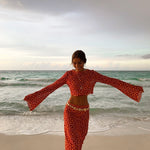 Kamryn - Wrap Set with Long Sleeves — view 3