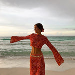Kamryn - Wrap Set with Long Sleeves — view 2