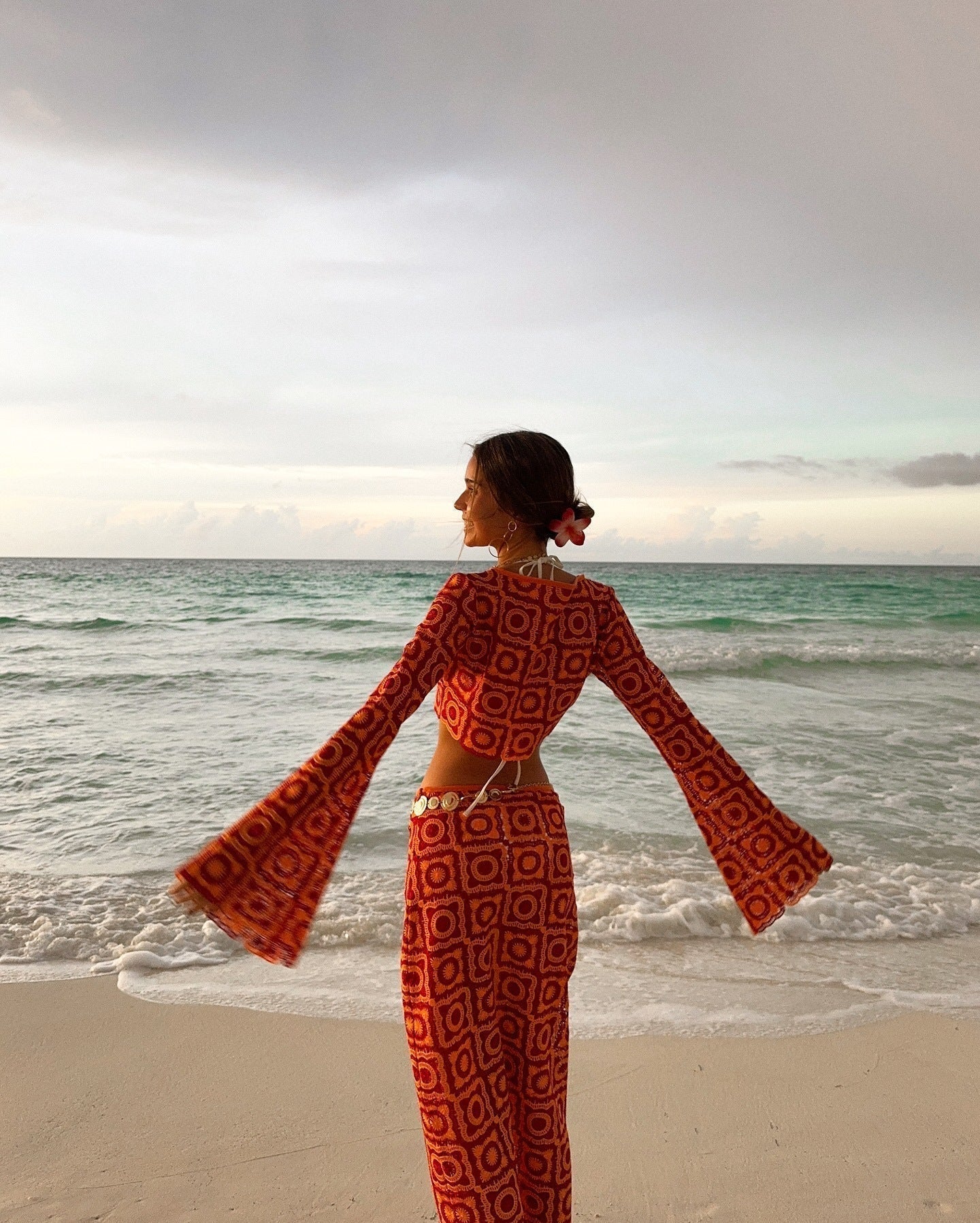Kamryn - Wrap Set with Long Sleeves — view 4