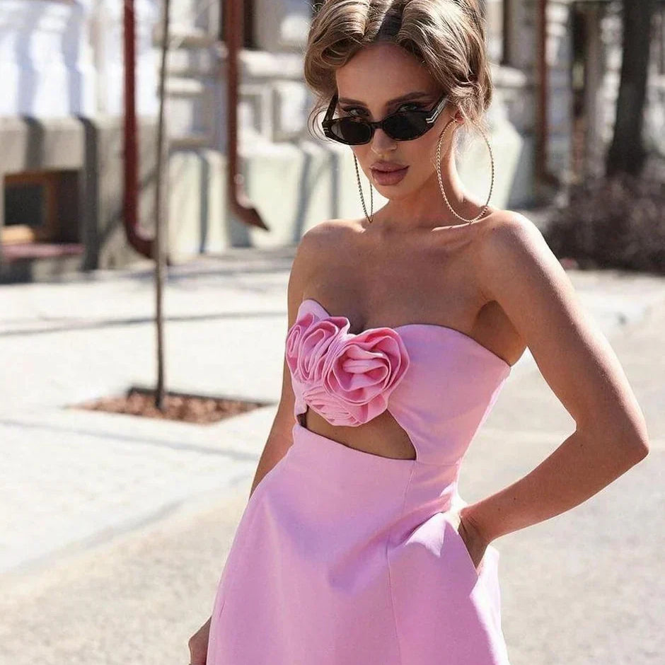 Heidi - Floral Mini Dress — view 2