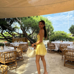 Priya - Mini Dress with Golden Rings — view 5