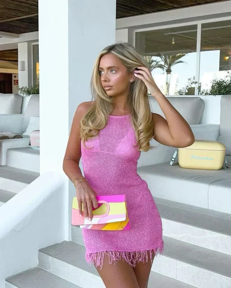 Eliza - Glittery Mini Dress — view 5