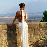 Ivy - Maxi Dress with Pearl Trim — view 2