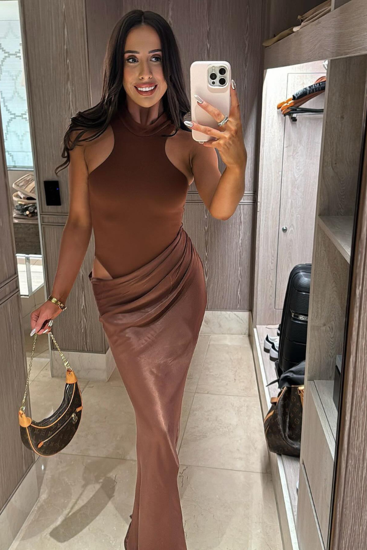 Faye - Asymmetrical Maxi Dress — view 5