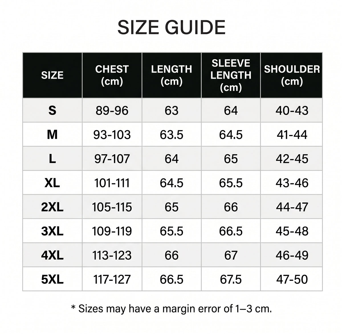 Size guide for Kirra - Retro Jumper