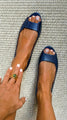 Adelina – Comfortable Golden Sandals — view 4