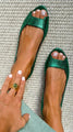 Adelina – Comfortable Golden Sandals — view 9