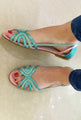 Éléonore – Bright Golden Sandals — view 5