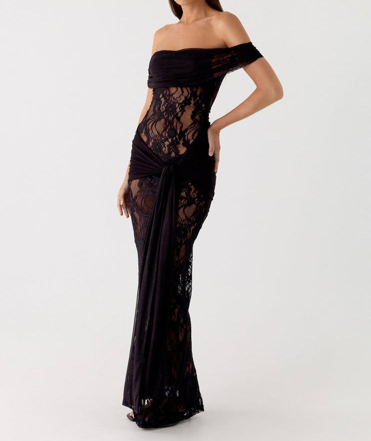 ARIA | Lace Gown Maxi — view 5
