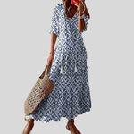 Michaela - Boho Dress with Tummy Coverage — view 9