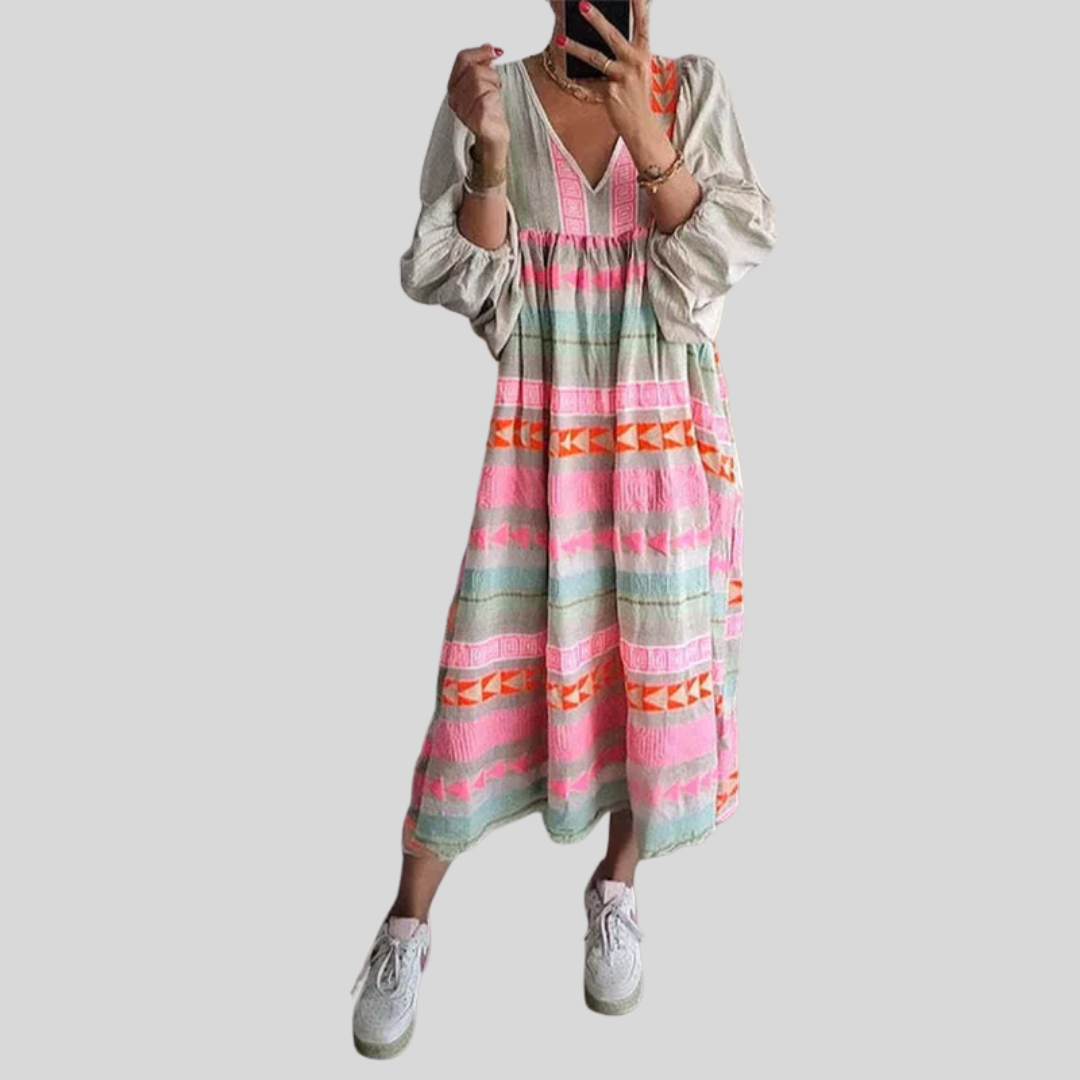 Jessenia - Comfortable Boho Dress — view 2