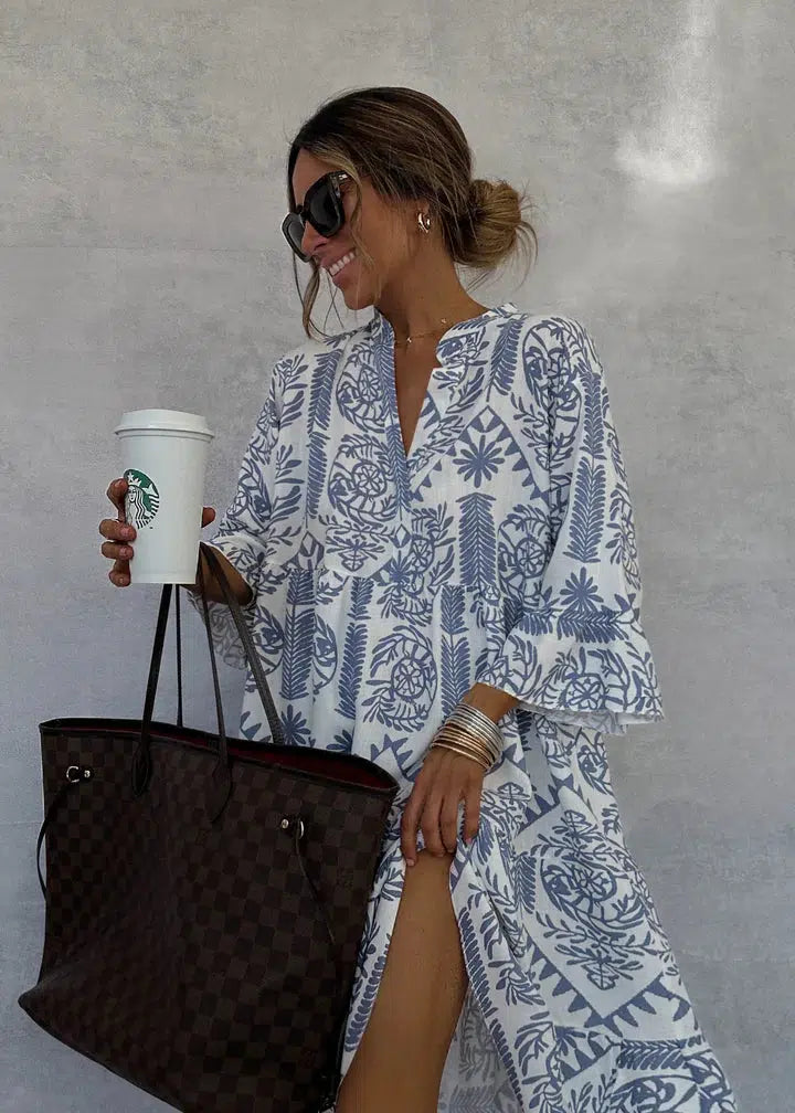 Fiorelia - Boho Casual Tunic Dress — view 2