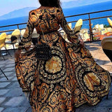 Faye - Boho Printed Dress — view 6
