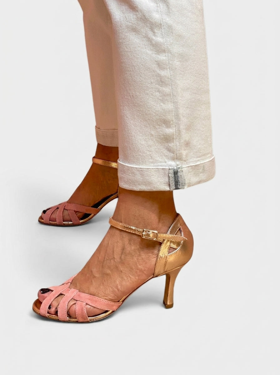 Pink – Orthopaedic Heeled Sandals — view 8
