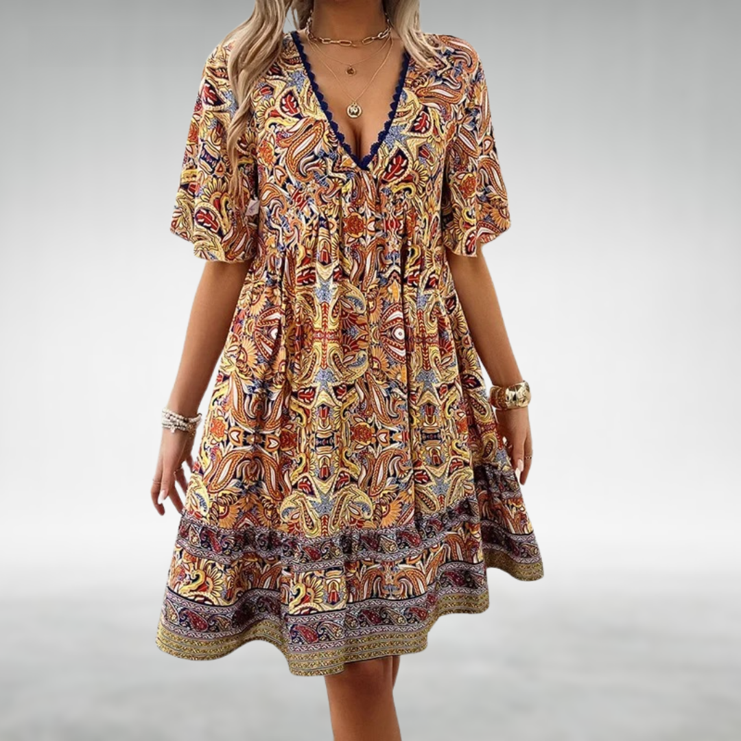 Quinley - Boho Swing Dress — view 4