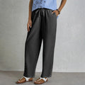 Shania - Relaxed Pants with Buttons — view 4