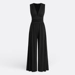 Leonor - Chic Sleeveless Wide-Leg Jumpsuit — view 2